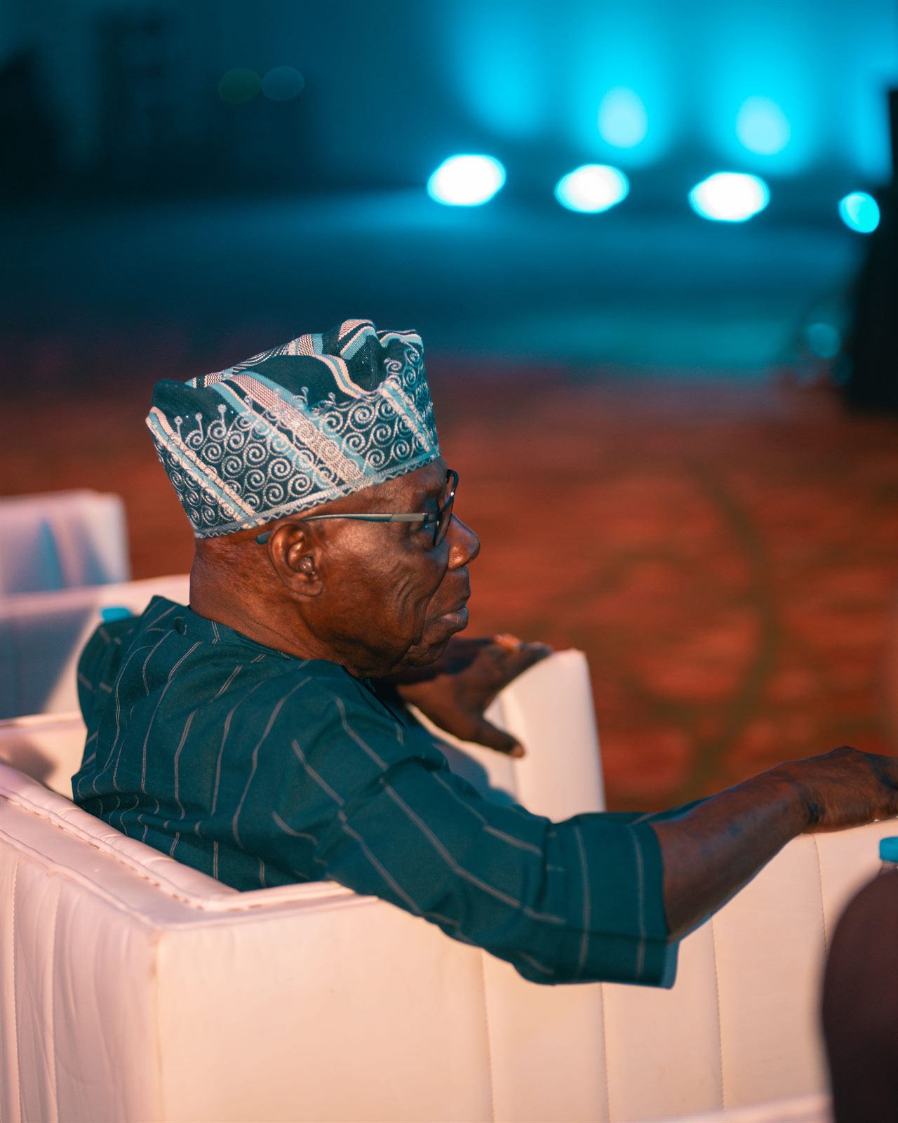 Chief Olusegun Obasanjo seated front row