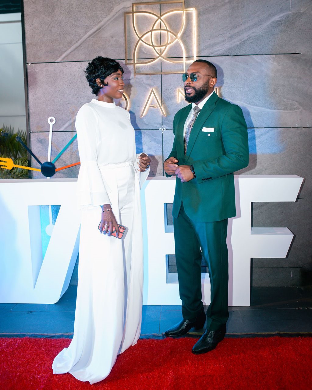 Guests arriving at the gala